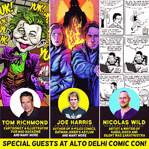 Comic is on