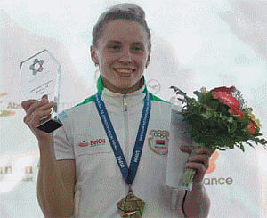 Belarus' Prokopenko wins gold at pentathlon World Cup