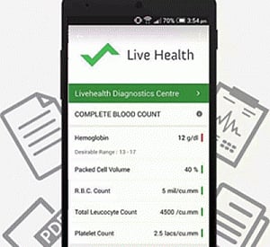 Get instant medical reports with 'liveHealth' app