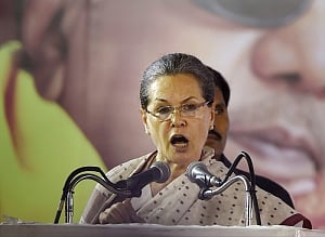 Power-hungry BJP killing democracy: Sonia