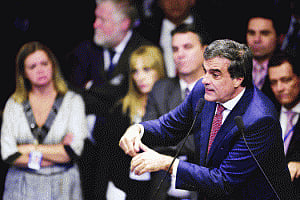 Brazil Senate in marathon debate