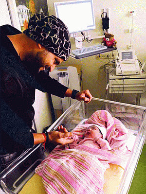 Raina becomes father of a baby girl