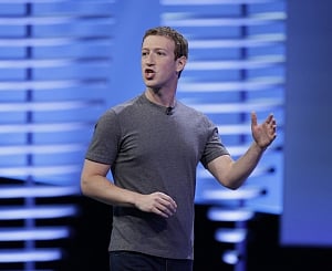 'Trending Topics' row: Zuckerberg to meet conservative leaders