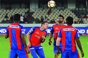 Knights await roaring lions