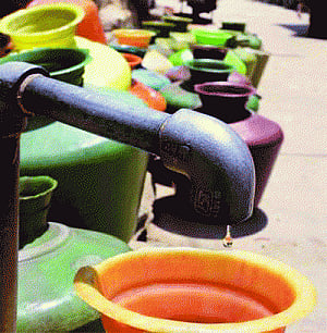 'Save every drop of God's prasad - water'