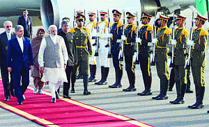 Modi arrives in Iran on two-day visit
