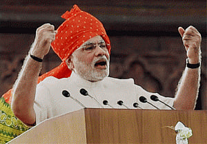 Ministers highlight schemes, Bollywood stars social themes at anniversary bash