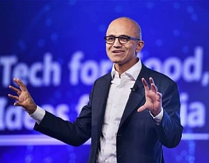 It's about celebrating tech that India creates: Nadella