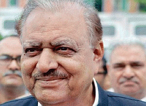 India "running away" from talks, says Pak President