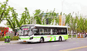 Electric bus 3-month trial run success