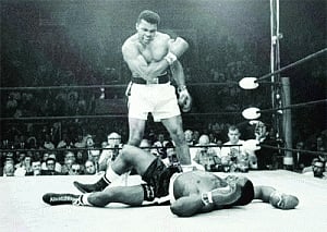 Ali floats out like a butterfly