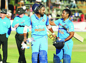 Rahul's debut ton helps India win big