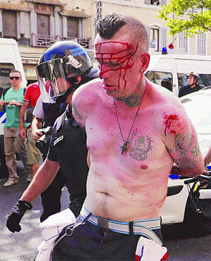 Violence back to haunt at Euro