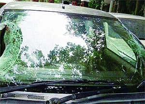 Car mows down 2 morning walkers