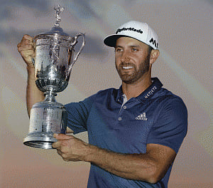 Dustin Johnson clinches maiden Major golf title at US Open