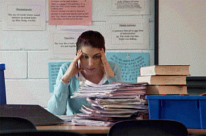 Burnout effect in teachers, students interlinked