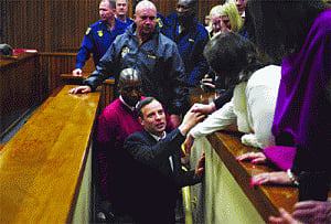 'Fallen hero' Pistorius awarded  6-year jail for killing girlfriend