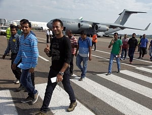 156 Indians return from South Sudan, 71 land in Delhi