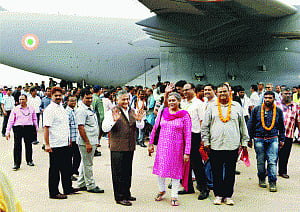 Govt airlifts 156  from strife zone