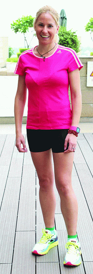 Just out of jaws of death, she aims for Great India Run