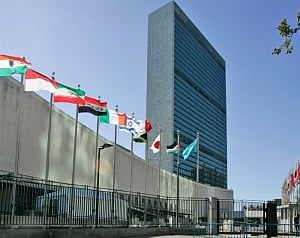 Separatist Kashmiri groups demonstrate near UN headquarters