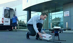 Donuts in flight in first US-approved drone delivery