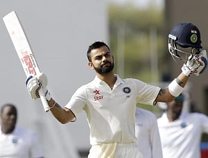 Richards son captures Kohli's knock in painting