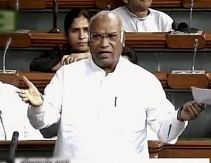 Speaker's 'shouting' remark upsets Kharge