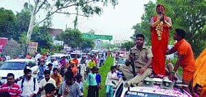 Golden Baba on 24th Kanwar Yatra