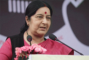 Sushma chairs meet on overseas Indians' philanthropy work
