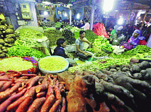 Rain pushes up veg prices by 40%