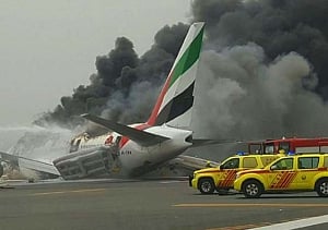 Emirates flight from Thiruvananthapuram crash lands in Dubai, all passengers safe