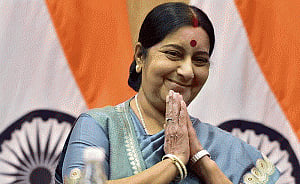 Saudi King assisting stranded Indian workers: Sushma Swaraj
