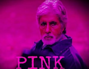 Big B unveils the logo of 'Pink'