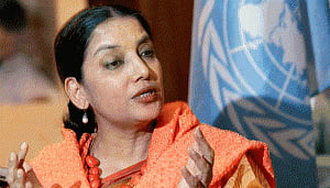Shabana appeals for raising voice against gender disparity