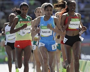 lalita finishes 10th in 3,000m steeplechase