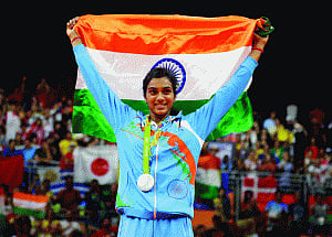 Golden girl gets silver