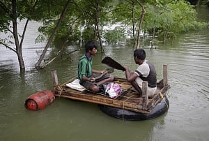 Flood of woes in UP, MP, Bihar