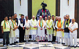 Put pro-poor welfare schemes in  mission mode: PM to BJP CMs