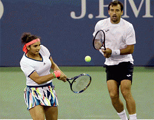 Sania-Ivan crash out of US Open mixed doubles