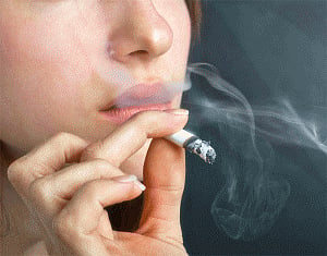 Smoking can cut your food intake