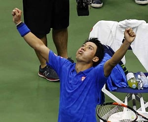 Brilliant Nishikori stuns Murray to reach US Open semi-finals