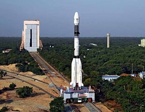 Indian rocket lifts off with INSAT-3DR weather satellite