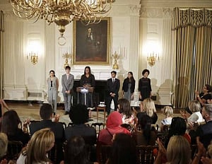 Indian-American children recite poem at White House