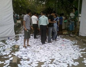Polling begins in DU, JNU