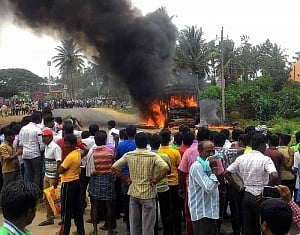 Bengaluru calm, protests rage elsewhere over Cauvery