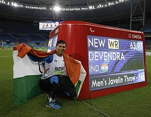 Javelin thrower Devendra Jhajharia wins gold at Paralympics