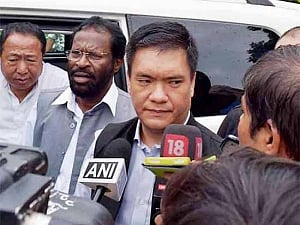 Congress CM, 42 MlAs defect to BJP ally in Arunachal