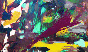Thought flow in colour