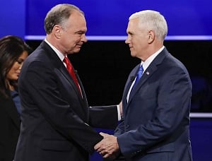 Pence narrowly beats Kaine in vice presidential debate